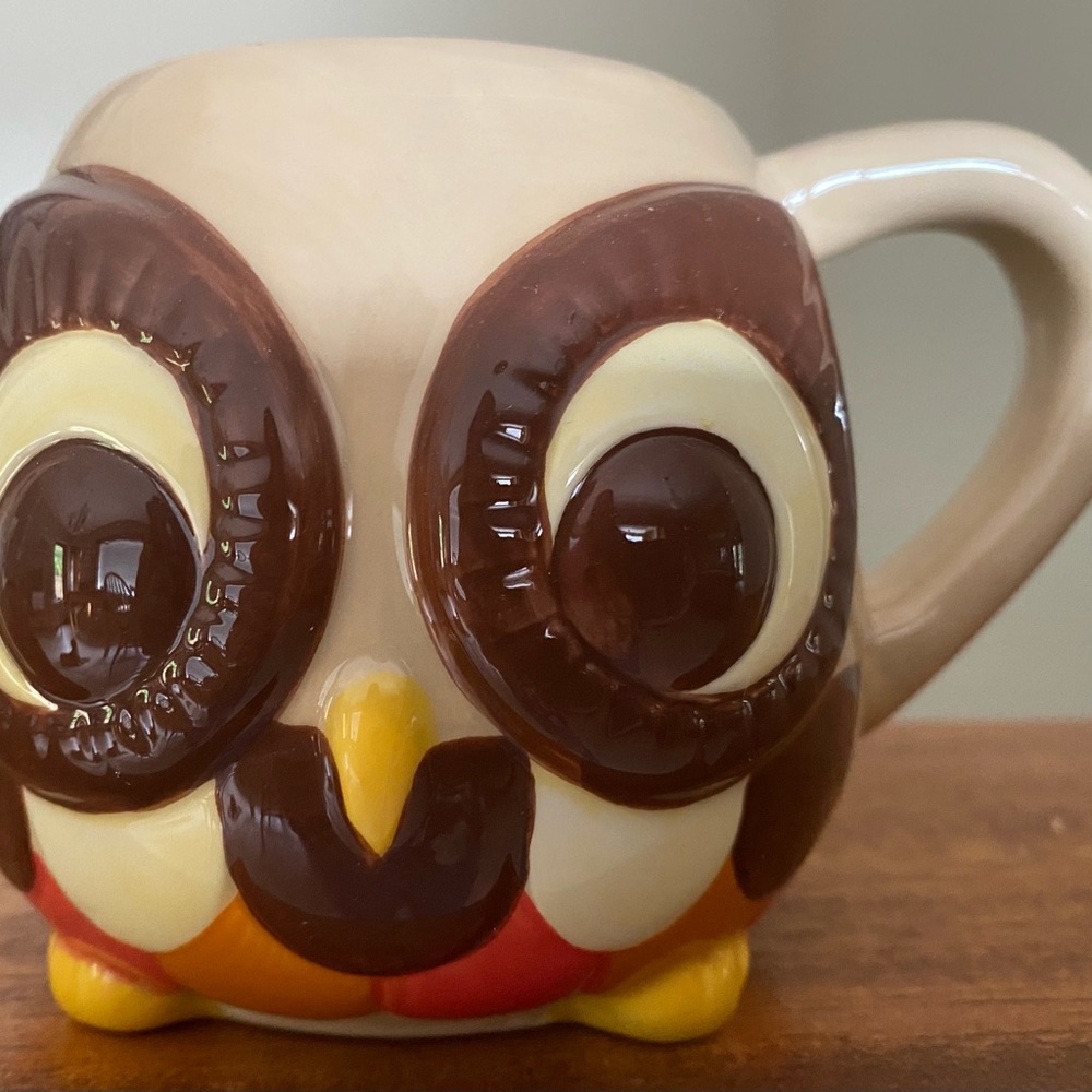 Owl Mug 16 oz  Exc Shape
